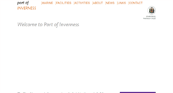 Desktop Screenshot of portofinverness.co.uk