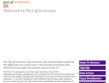Tablet Screenshot of portofinverness.co.uk